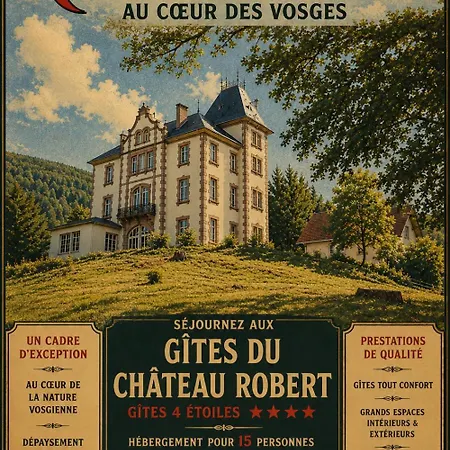 Villa Chateau Robert Raon-lʼÉtape